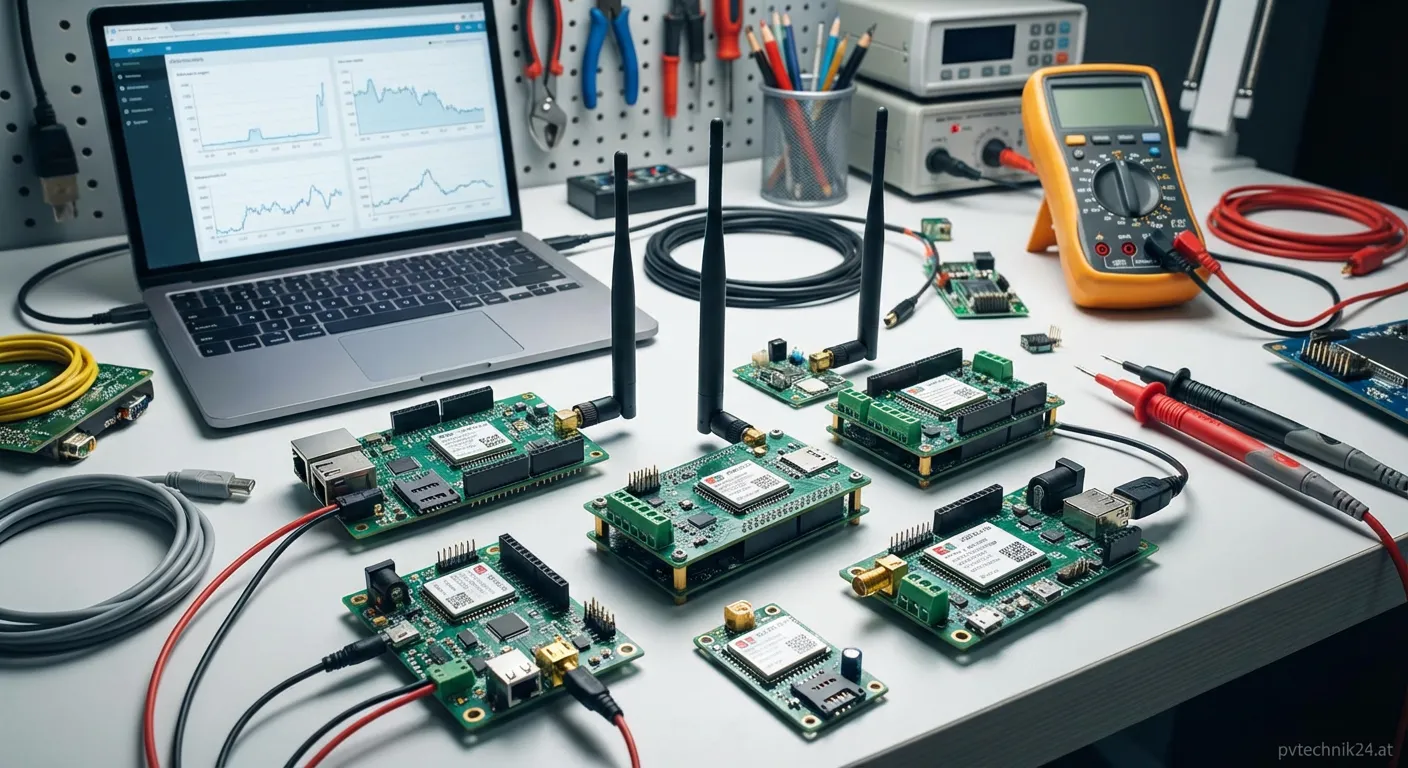GSM-Module zur Fernüberwachung Platine mit Antenne